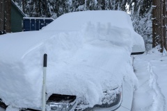 Starting to clear off the snow!