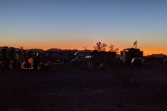 Another sunset.. Gathering around a camp fire.