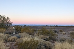 Sunrise looking west