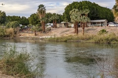 View of Colorado River looking north, towards Rivers Edge RV