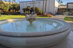 Another fountain in front of another art museum