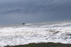 The CA coastline - waves were not bad now that the winds were dying down.