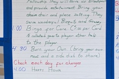 Solos Schedule Day 2-3