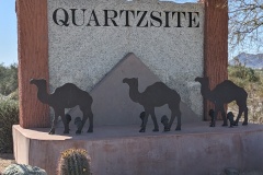 Entering Quartzsite from north