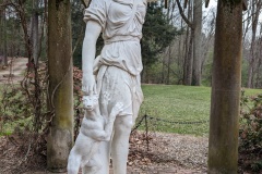Statue of Diana at the top of the hill