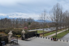 Looking down from the hill
