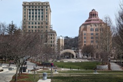 Plaza across from the Art Museum