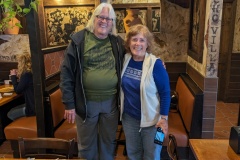 Dawn Kucera and I met for lunch twice (forgot to take a selfie the first time!)