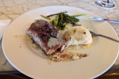 Delicious Scottish salmon lunch