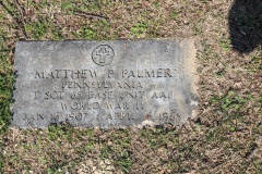 Mathew Peter Palmer, my father, he died on April 16, 1968