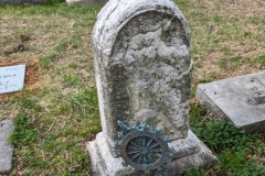 Egbert Goldsmith, I think. The metal marker is from the Daughters of the American Revolution.