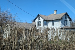 There's a new large addition on the left. Used to be two huge pear trees with a swing.