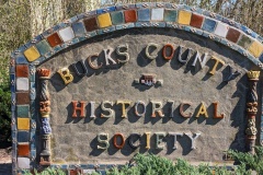 Bucks County sign in Doylestown, the county seat