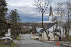 Church in Saugerties NY, along the Hudson River