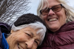 Milan and me - such a treat to visit her!