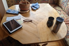 Kitchen table Carl made