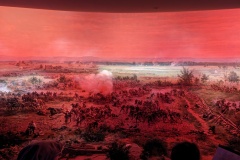 This was an amazing Cyclorama, 360 degree reproduction of the Battle of Gettysburg