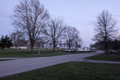 Campground, see lake in background