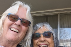 Me with my cousin Maria Mayer