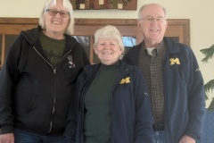 Me with Nancy and Jeff Renner in their sun room