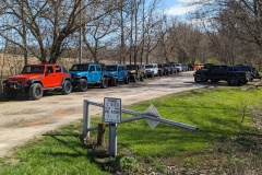 A group of Jeeps came to visit...