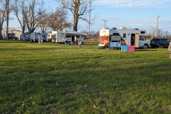 RV's parked for the night