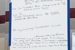 Schedule updates - several days later