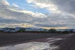 Water in the desert makes mud - LOTS of mud
