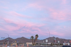 Very different sunset