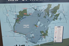 Map of Indian Lake in Ohio