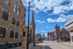 State Capitol Building - at the end of the street