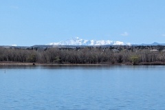 What a stunning mountain range beyond Denver