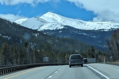 Drove through lots of mountains west of Denver