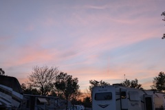 Sun setting