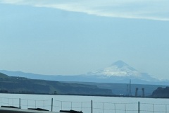 First view of Mount Hood on the Columbia River