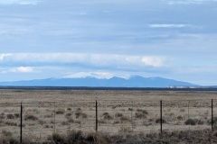Snow capped mountain