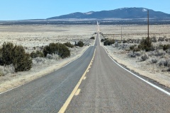 Long straight road as far as you can see