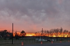 Sunset from Springtown RV in TX