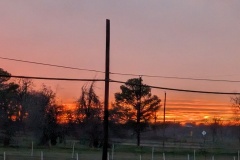 Sunset from Springtown RV in TX