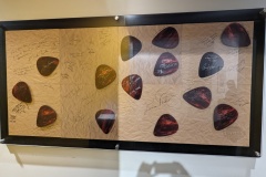 Large picks, all autographed