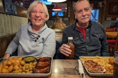 A great southern dinner with Danny and Julie Gilbreath