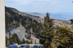 Winding road up to the top