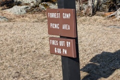 Picnic area where Forest Gump ran in the movie