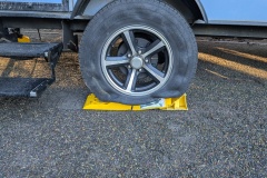 Tire was blown