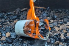 I burned the cup that held Sunna's ashes
