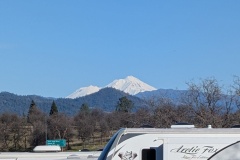 Tip of Mt. Shasta from Redding RV park