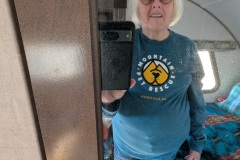 Kelley's Xmas present to me, she is an active supporter