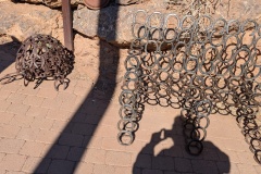 Art with horseshoes