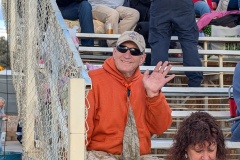 This is Myrna's son Mike, he liked to sit by himself