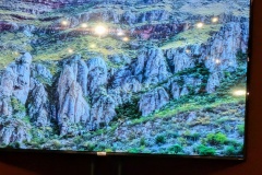 Painting of rock formations